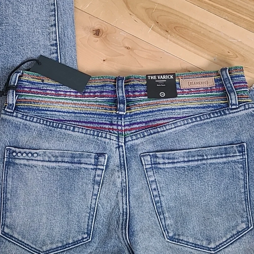 NWT BLANK NYC The Varick kick flare jeans size 26 - Picture 10 of 10
